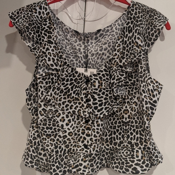 Zara Leopard top size large - Picture 4 of 4